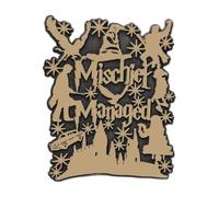 Pines de esmalte del mundo mágico: billetes de tren, gafas de sol, Howler, insignia de solapa, bruja, asistente, Normal, Metal no precioso