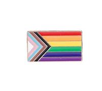 Pines de esmalte LGBT Lesbianas Gay Arco Iris Bandera de Solapa Bandera Bisexual Broches Arco Iris Transgénero Asexual L Pins M7F4 Pines Pride, 0.51*1.02 inches