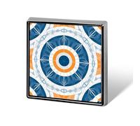 Pines de solapa Art Deco personalizados de 1 pulgada con diseño de atardecer para trajes, broches divertidos para hombres y mujeres, insignias vintage para bolsos, chaquetas, mochilas, sombreros, bot