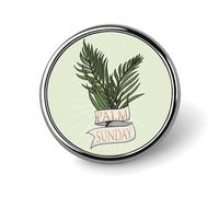 Pines del Domingo de Ramos 2022, insignias de botones circulares para mochilas, broches