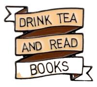 Pines esmaltados con frases temáticas «Never Give Up» y «Live in the Present», Klein, Metal no precioso