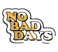 Pines esmaltados con frases temáticas «Never Give Up» y «Live in the Present», Klein, Metal no precioso