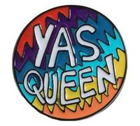 Pines esmaltados con frases temáticas «Never Give Up» y «Live in the Present», Klein, Metal no precioso