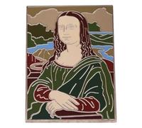 Pines esmaltados: Mona Lisa & Vitruvian Man, Klein, Metal no precioso