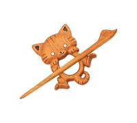 Pines para mujer - Broche artesanal con diseño de animales - alfileres decorativos | Para llevar en chaqueta suéter bufanda chal cuello así como en banquete y fiesta, Se référer au descriptif, Madera