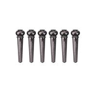 Pines Puente Guitarra, 6 Piezas Latón Duradero Resistente Alta Calidad Negro, Repuestos Guitarra para Guitarristas Principiantes Profesionales y Escenarios Reparación Guitarra Eléctrica Acústica