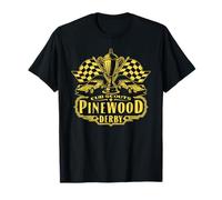 Pinewood Derby Cub Scouts Checkered Flag Racing Trophy Logo Camiseta