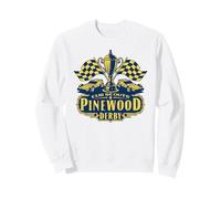 Pinewood Derby Cub Scouts Checkered Flag Racing Trophy Logo Sudadera