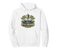 Pinewood Derby Cub Scouts Checkered Flag Racing Trophy Logo Sudadera con Capucha