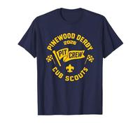 Pinewood Derby Pit Crew 2026 Cub Scouts Retro Scouting Camiseta