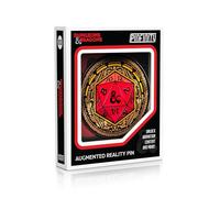 Pinfinity- Dungeons & Dragons - Pin ornamentado de Realidad Aumentada D20, Small (PFDD003)