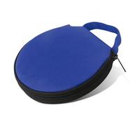 pinflaw Almacenamiento de DVD, carpeta divisora para CD, bolsa de almacenamiento de CD de gran capacidad, caja de almacenamiento redonda de tela Oxford para DVD, universal para la mayoría de los