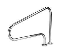 PINFU Barandilla para Piscina Barandilla de fácil Montaje con Placa Base, barandilla de Acero Inoxidable 304 para Escalera de Piscina Barandilla para Piscina