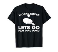 Ping Pong Jugador - Raqueta Equipo Tenis De Mesa Camiseta