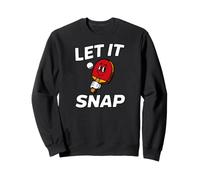 Ping Pong Table Tennis Let It Snap Retro Paddle Sudadera