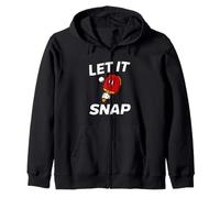 Ping Pong Table Tennis Let It Snap Retro Paddle Sudadera con Capucha