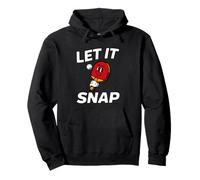 Ping Pong Table Tennis Let It Snap Retro Paddle Sudadera con Capucha