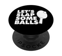 Ping Pong Vamos a Golpear Algunas Bolas PopSockets PopGrip Adhesivo