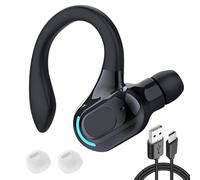 Pinganillo Bluetooth Mono Manos Libres V5.2 Pequeño con Micrófono Integrado Manos Libres Oreja Mini 20h de Uso Casco Inalámbrico para Hablar por Teléfono para iPhone Android PC Diseño 360° Oreja