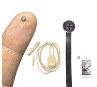 Pinganillosocultos Imán V2 + Cámara Botón Espía WiFi (Negro)