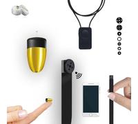 Pinganillosocultos Kit Completo Mini Camara Espia Boton con Auricular Espia Invisible Inalambrico - Copiar Examen - WiFi HD 1080p Real. Ideal para Leer Folios A4. (Pinganillo MicroMini)
