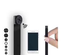 Pinganillosocultos Mini Camara Espia Boton. WiFi Calidad HD 1080p Real. Ideal para Leer Folio (Folios A4). Auricular Espia Invisible Inalambrico Copiar Examen.