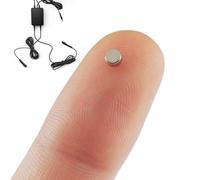 PingaOculto Pinganillo Bluetooth Movil para Examenes Invisible con Microfono y MP3 para Grabaciones con Pulsadores - Mini Auricular Inalambrico Espia Oculto para Copiar (Pinganillo Imán V9)