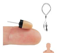 PingaOculto Pinganillo Examenes VIP Pro Oculto Invisible y Pequeño para Movil con Microfono en Cable y Tiras Adhesivas - Auricular Espia Inalambrico Examen para Llamadas (Pinganillo VIP Pro Mini)