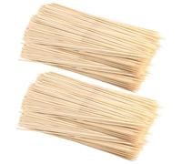 PINGEUI 500 palos de bambú para barbacoa, pinchos de bambú natural de 40 cm, palos extra largos para barbacoa, kebab, frutas, decoración de pasteles