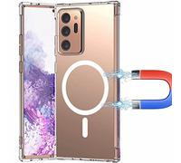 PingGoo Magnética Transparente Funda para Samsung Galaxy Note 20 Ultra, Compatible con MagSafe, Suave TPU Crystal Clear Cover Resistente a los Amarillos Espejo Funda para Samsung Galaxy Note 20 Ultra