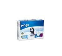 Pingo Pañales Ecológicos Talla 1 New Born (2-5 Kg), 1 bolsa de 27 Pañales