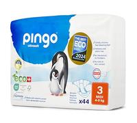 Pingo Pañales Ecológicos Talla 3 Midi (4-9 kg) - 1 bolsa de 44 pañales