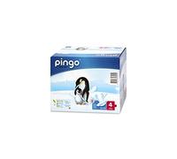 Pingo - Pañales Talla 4 Maxi - 2 paquetes de 40 unidades-7-18 kg -Pañales para bebé - Anti-alergénicos sin perfume - Máxima Absorción - Pañales ecológicos - Pieles sensibles - Color Blanco