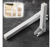 pingping1991 2 Pcs Patas de Muebles Plegables,Patas de Mesa Abatibles de Hierro 90 Pies de Armario,para Comedor café Ordenador portátil