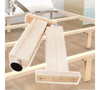 pingping1991 2 Piezas Patas para Muebles Regulables,Pies para Gabinete Pata para Somier Universal Pies De Muebles Regulables,Altura Regulable 20mm,para Sofá,Mesas,Cama,Somier (48-50cm)