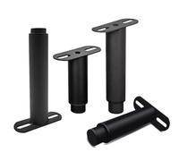 pingping1991 4 Piezas Patas de Cama Ajustables,Patas para Muebles Universales Patas Soporte de Lamas Metal para Camas Armarios Sofás Mesas de Té Armarios TV