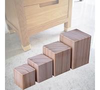pingping1991 Elevador de Muebles de Madera,Patas para Sofas Elevadores para Camas Pies De Madera del Gabinete,para Estructura de Cama, Armario, Sofá,Set de 4
