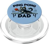 Pingpong Gato Negro Papá Pingpong Gato Negro PopSockets PopGrip para MagSafe