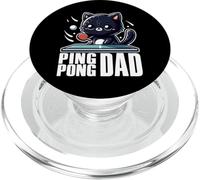 Pingpong Gato Negro Papá Pingpong Gato Negro PopSockets PopGrip para MagSafe
