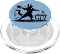 Pingpong Gato Negro Papá Pingpong Gato Negro PopSockets PopGrip para MagSafe