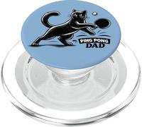 Pingpong Gato Negro Papá Pingpong Gato Negro PopSockets PopGrip para MagSafe