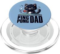 Pingpong Gato Negro Papá Pingpong Gato Negro PopSockets PopGrip para MagSafe