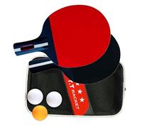 Pingpong - Juego de palas de tenis de mesa para principiantes profesionales de goma para bates de pingpong