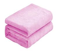 PINGSANL Manta de Invierno 115 x 170 cm Cálida Mullida Manta Doble Cara Antiestático para Primavera Verano Otoño e Invierno, Rosa