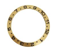 PINGSHI Boutique UK 1 Inserto de Bisel for Reloj Digital Aluminio y magnesio 38 mm, Accesorio conversión for Cajas 40 Relojes Traveler(Gold)