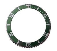 PINGSHI Boutique UK Bisel de Acero con Inserto cerámica Verde y Negra for Caja 40 mm, Compatible Accesorios Reloj 116610 Relojes Traveler(Groen)