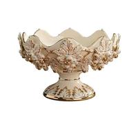 PINGSHI Boutique UK Frutero de cerámica, plato fruta moderno estilo europeo, bandeja for servir dulces, nueces y aperitivos, decorativa for mesa centro