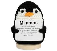 Pingüino Amor Mío Idea de Regalo Romántico para Pareja San Valentín para él y Ella Cumpleaños Boda Aniversario de Bodas Hombre Mujer Novios Sorpresa de Amor (1, Talla Única)