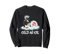 Pingüino anarquista Punk Rock con Hielo Mohawk Sudadera