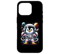 Pingüino Astronauta Amante Espacio Arte Espacio Galaxia Astrología Carcasa para iPhone 16 Pro